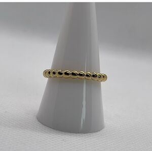 Mejuri Gold Beaded Stack Ring